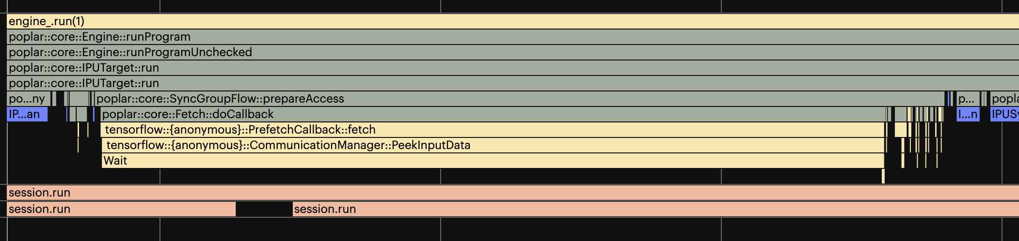 Embedded runtime timeout