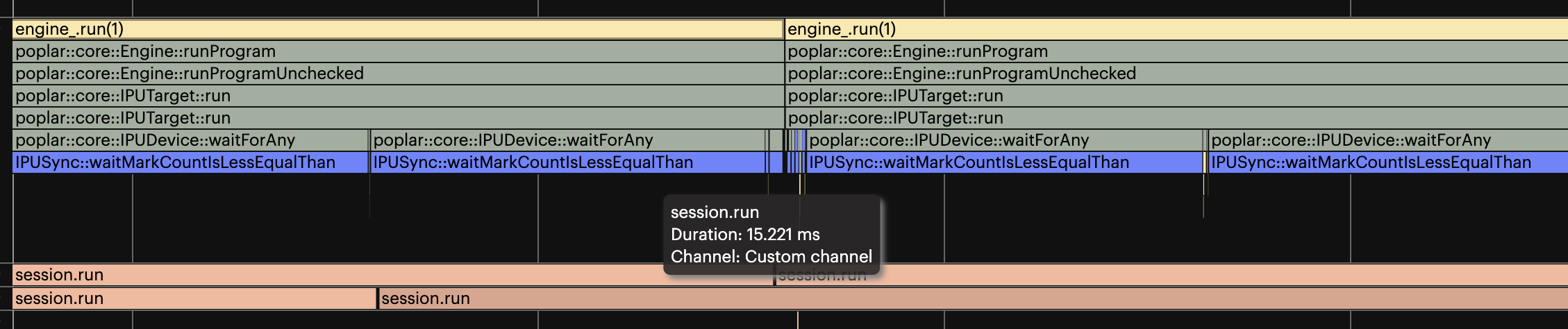 Embedded runtime engine restart